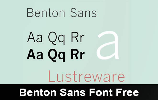 Benton Sans Font