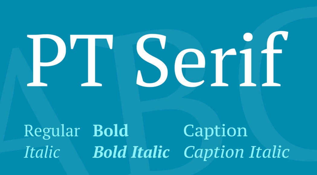 PT Serif Font Family