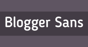 Blogger sans font 310x165 - Blogger Sans Font Free Download