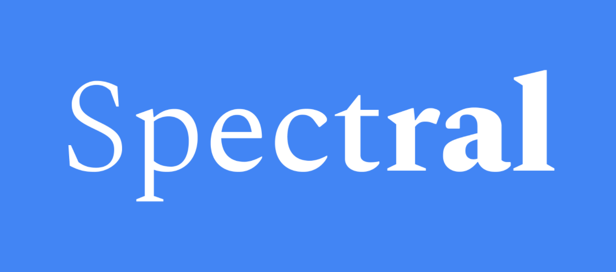 Spectral Font Family