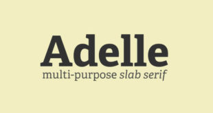 Adelle Font 310x165 - Adelle Font Free Download