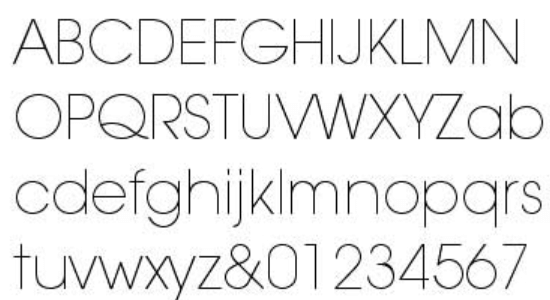 AvantGarde Normal Font