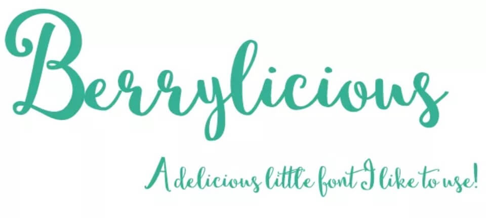 Berrylicious Font