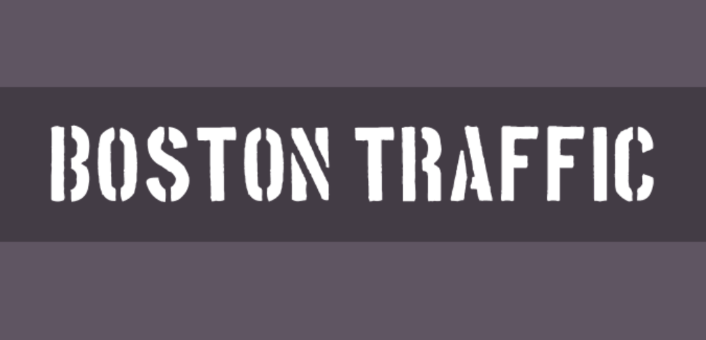 Boston Traffic Font