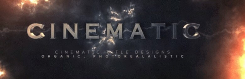 Cinematic 3d Text Effect