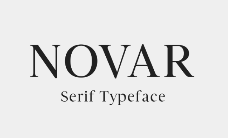 Novar Serif Font