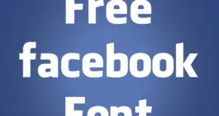 Facebook Letters Font 310x165 - Facebook Letter Faces Free Download