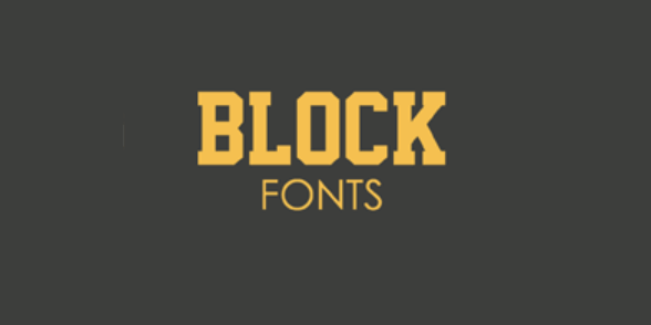 Block Font