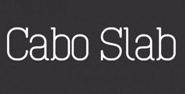 Cano Slab Font