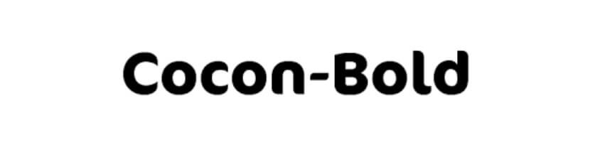 Cocon Bold Font