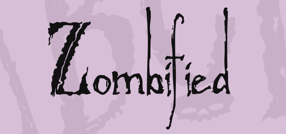 Zombified Font