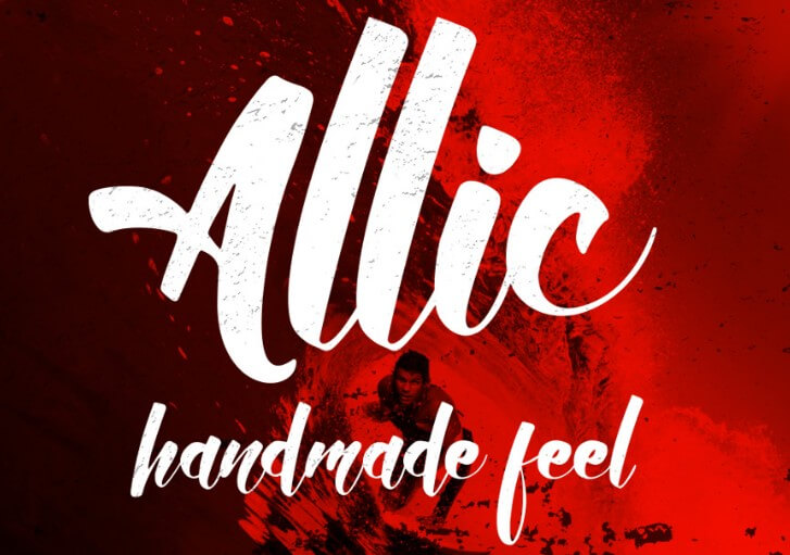 Allic Script Font