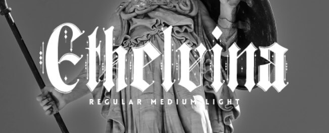 Ethelvina Gothic Font