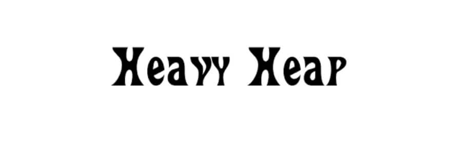 Heavy Heap Font