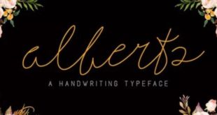 Alberts Script Font 310x165 - Alberts Script Font Free Download