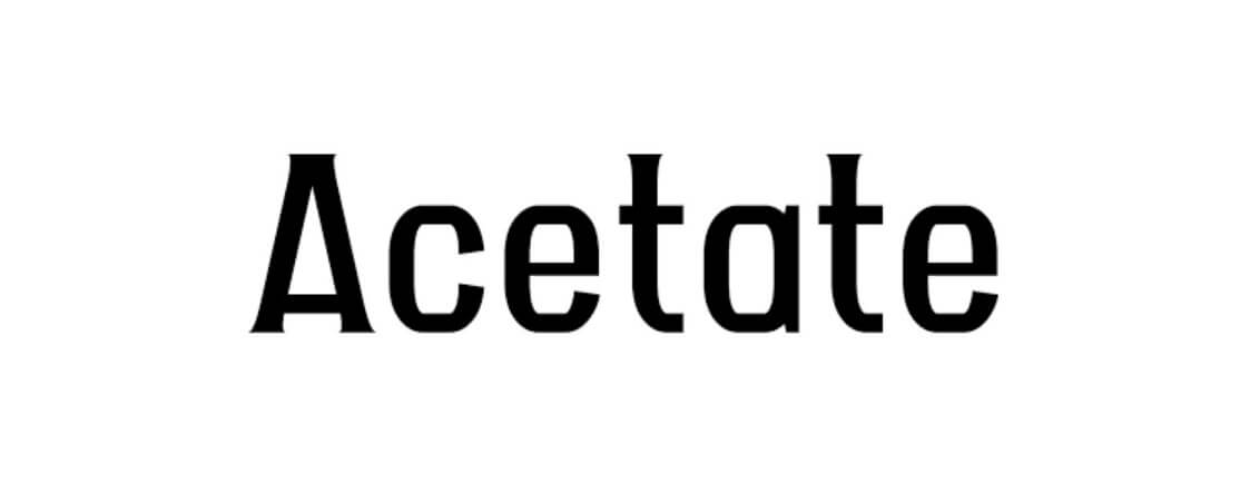 Acetate Font