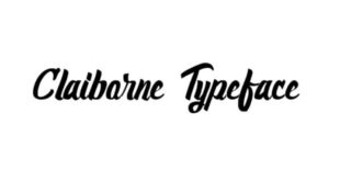 Claiborne Typeface 310x165 - Claiborne Typeface Free Download