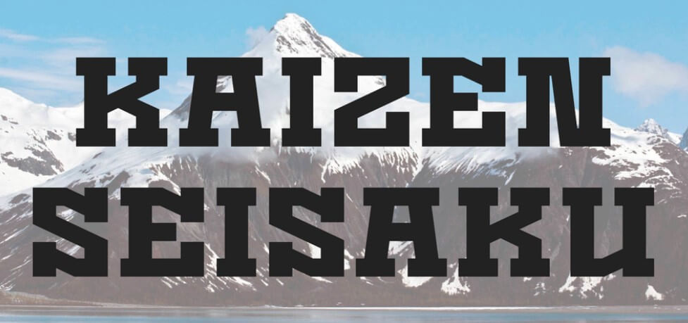 Kaizen Seisaku Font