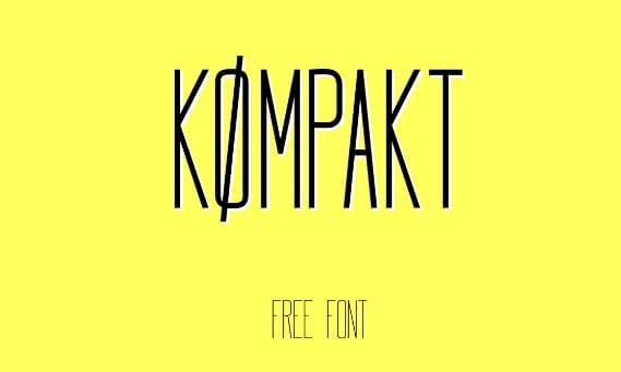 Kompakt Font