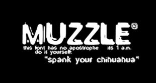 Muzzle Font 310x165 - Muzzle Regular Font Free Download