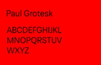 Paul Grotesk Font