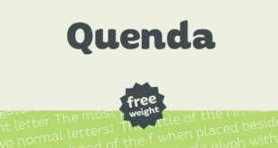 Quenda Typeface 310x165 - Quenda Typeface Free Download