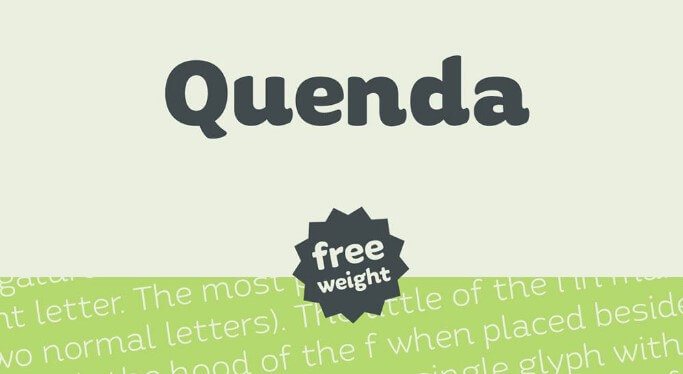 Quenda Typeface