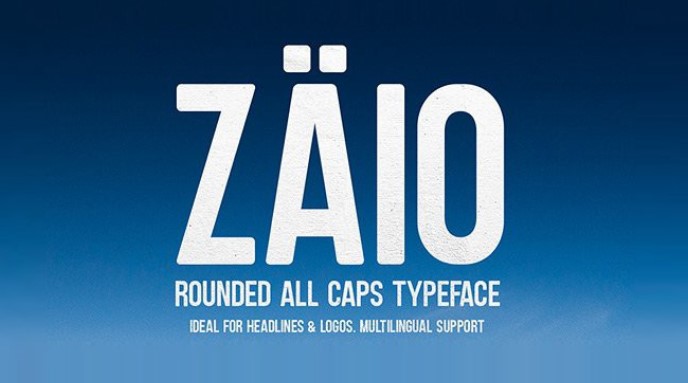 Zaio Rounded Font