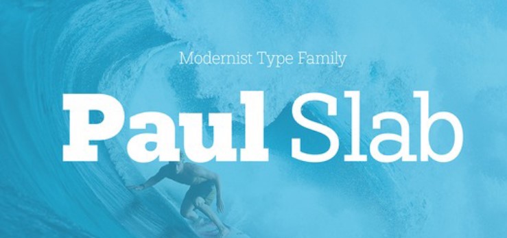 Paul Slab Font