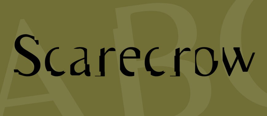 Scarecrow Font