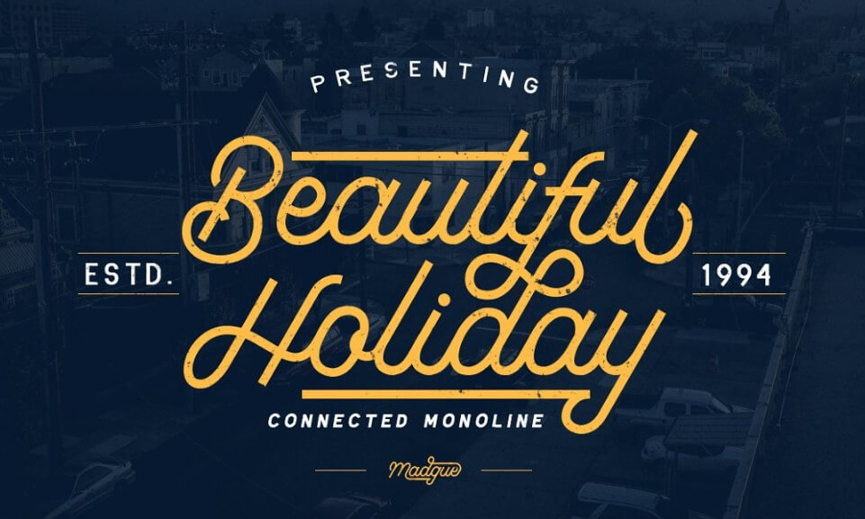 Madgue Script Font