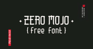 zero mojo font 310x165 - Zero Mojo Font Free Download