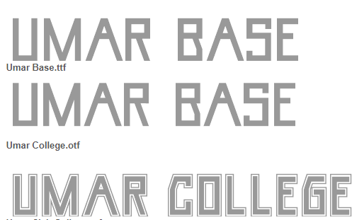 Umar Font Family - Umar Font Family Free Download