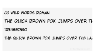 Cc Wild Words Roman 310x165 - Cc Wild Words Roman Font Free Download