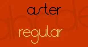 new-aster-font