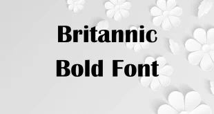 Britannic Bold Font