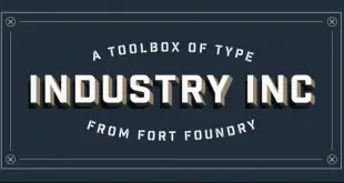 industrial-sans-font