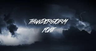 thunderstorm font feature 310x165 - Thunderstorm Font Free Download