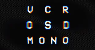 Vcr Osd Mono Font