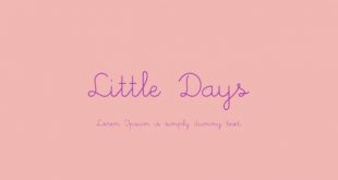 Little Days Font