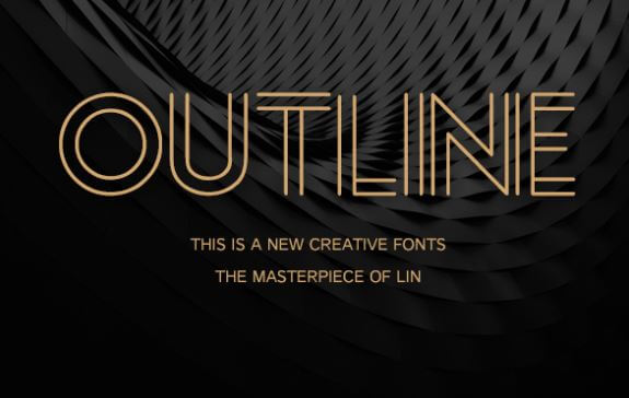 Outline Font