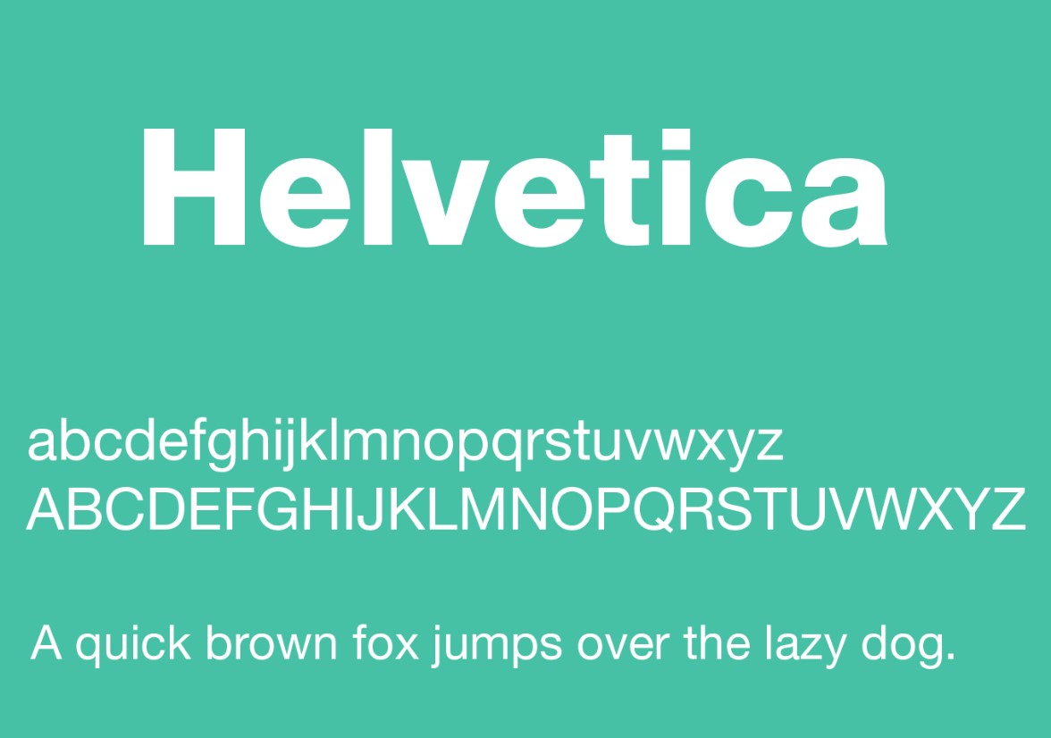 Helvetica Font 1 - Helvetica Font Family