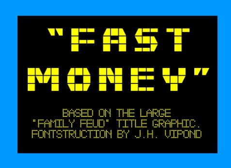 Fast Money Font