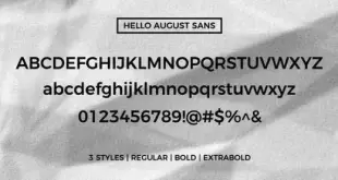 Hello August Font