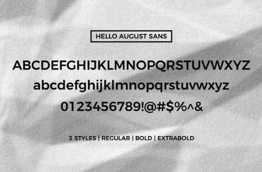 Hello August Font