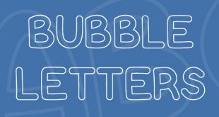 Bubble Letters Font