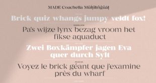 Made Coachella Font