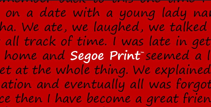 Segoe Font