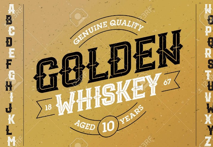 American Whiskey Font