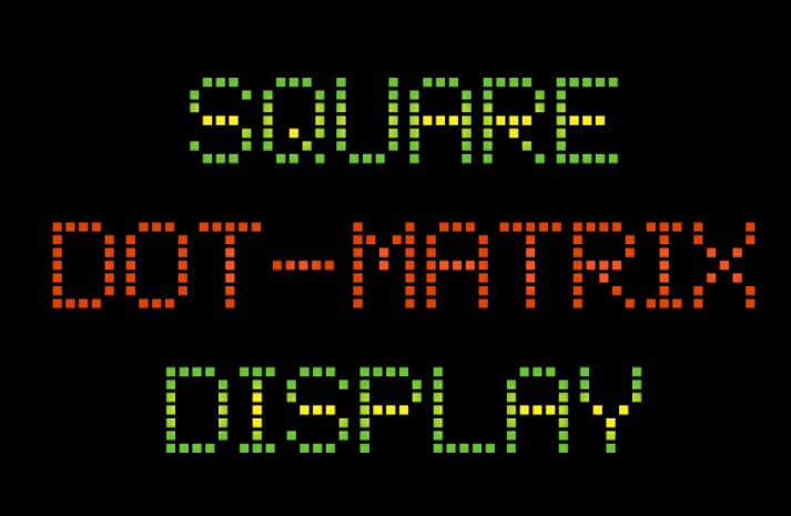 Dot Matrix Font